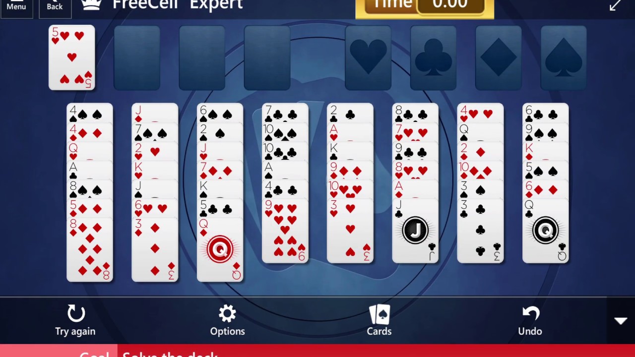 levels in microsoft solitaire collection